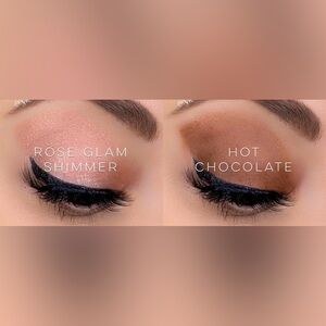 Senegence mini set Hot Chocolate and Rose Glam Shimmer Shdowsense